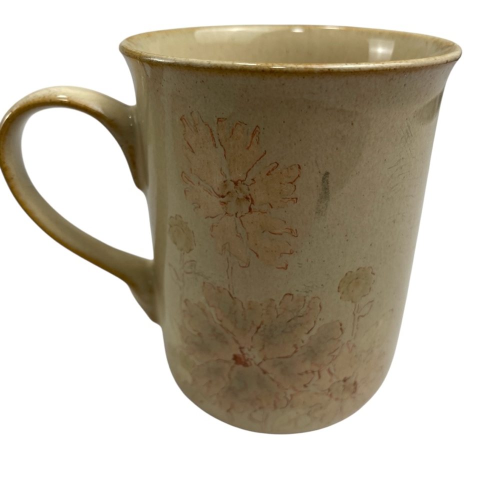 Denby Set of 5 Sandalwood Floral Vintage Coffee Tea Mugs - Picture 3 of 13
